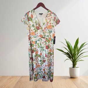 Tiana B. Women's Size 6 Wrap Midi Dress – "Garden Party" Floral – NWT